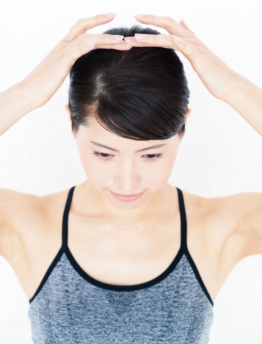 更年期のホットフラッシュにきくツボ 百会（ひゃくえ）・石門（せきもん）