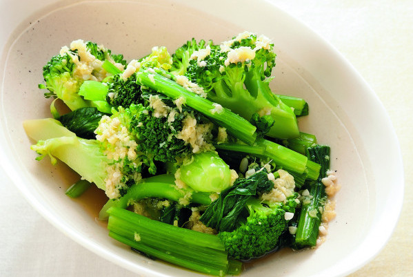 第３章 ミラクル免疫力をつけて、老けない食べ方／レシピ15：緑黄色野菜の生姜醤油びたし