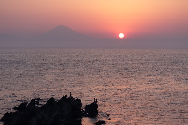 海と富士山と鮪～神奈川県・三浦半島城ヶ島～
