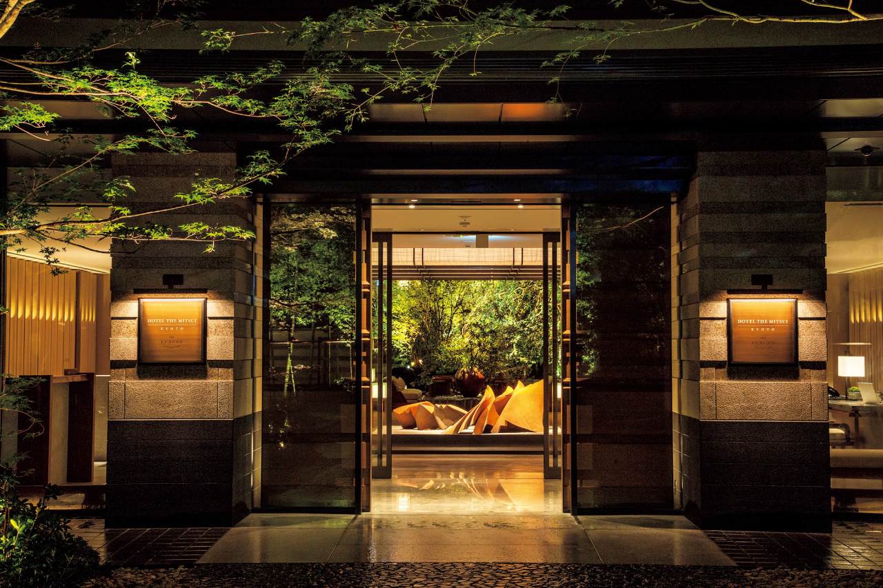 HOTEL THE MITSUI KYOTO　品格あるエントランス