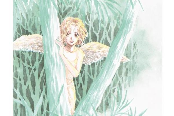 一条ゆかり「天使ノツラノカワ」コーラス2001年8月号扉イラスト