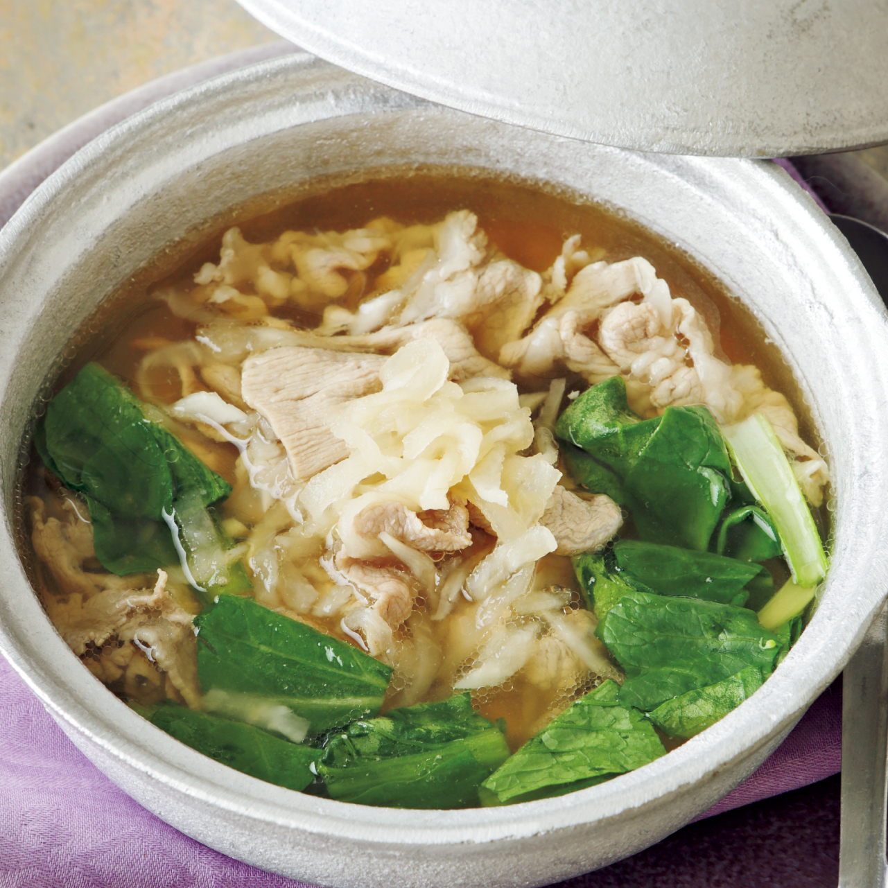 切り干し大根と豚肉の中華風スープ