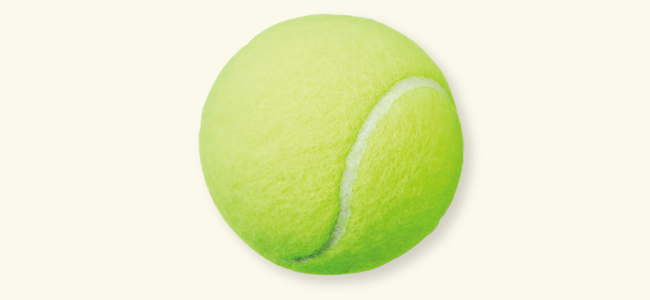 圧をかけるのに便利なテニスボール