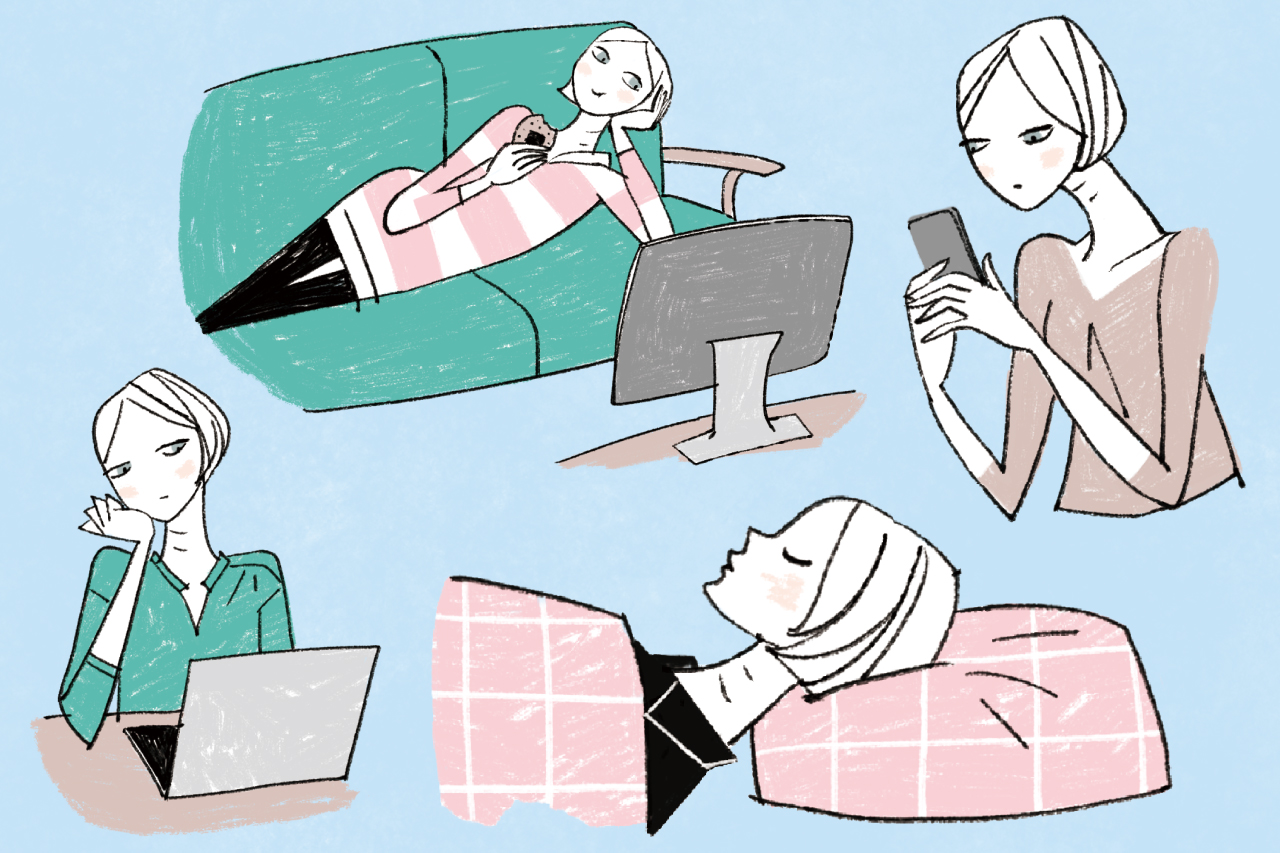 気になる首のしわ その原因は生活習慣 避けるべき日常の姿勢とは