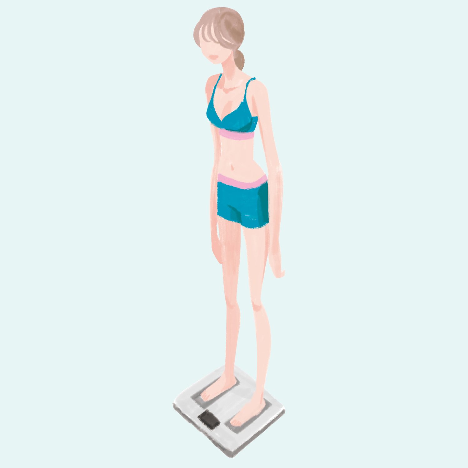 体重・体脂肪率を測る