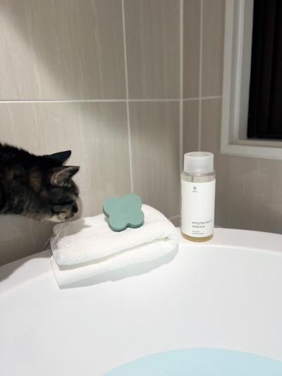 入浴剤とケンザンと新井さんの猫