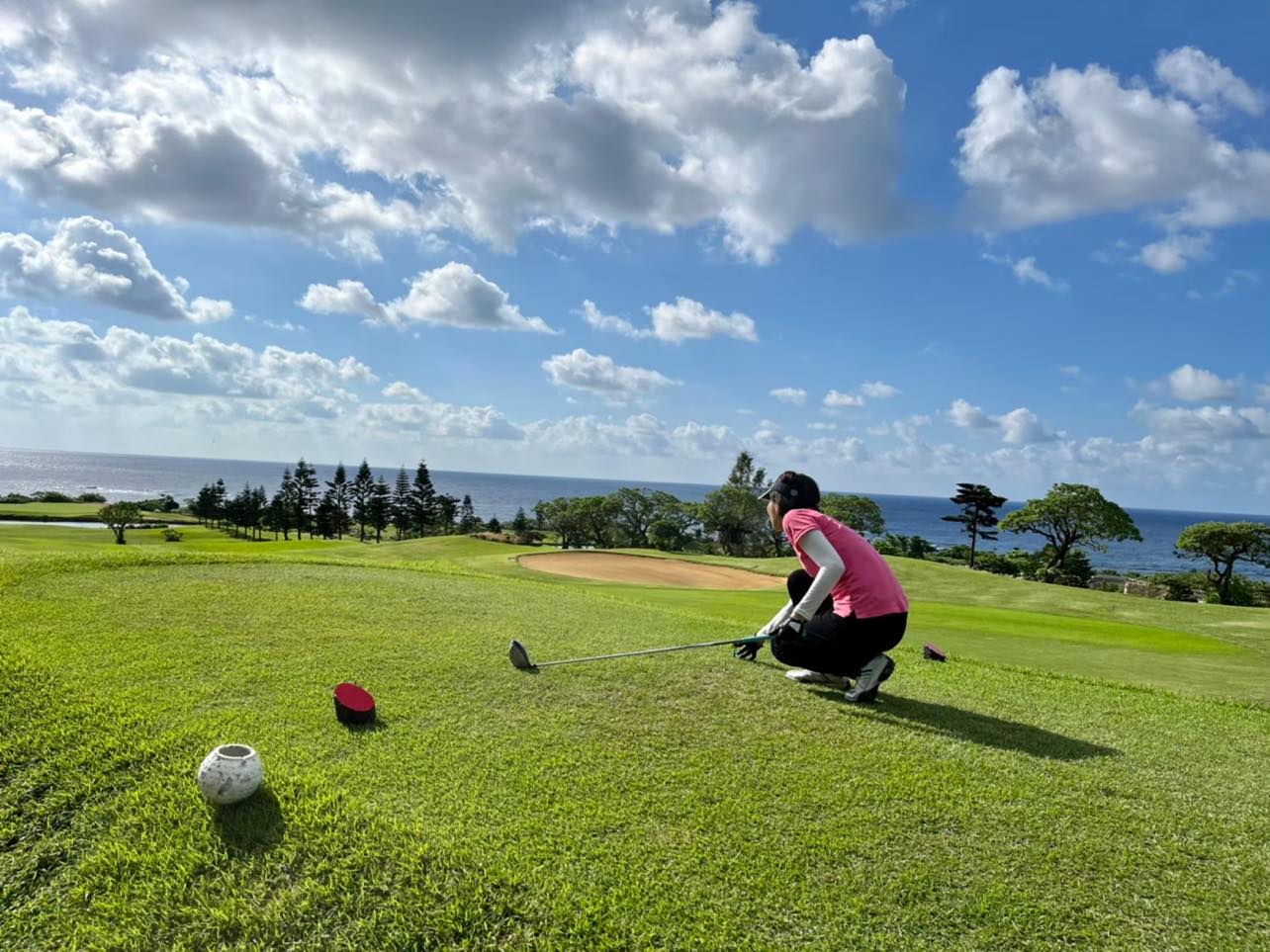 趣味のゴルフでリフレッシュ！女医の友人と初めて宮古島へ。／大原千佳医師