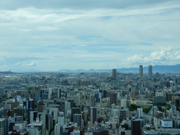 センタラグランドホテル大阪　上層階からの眺め
