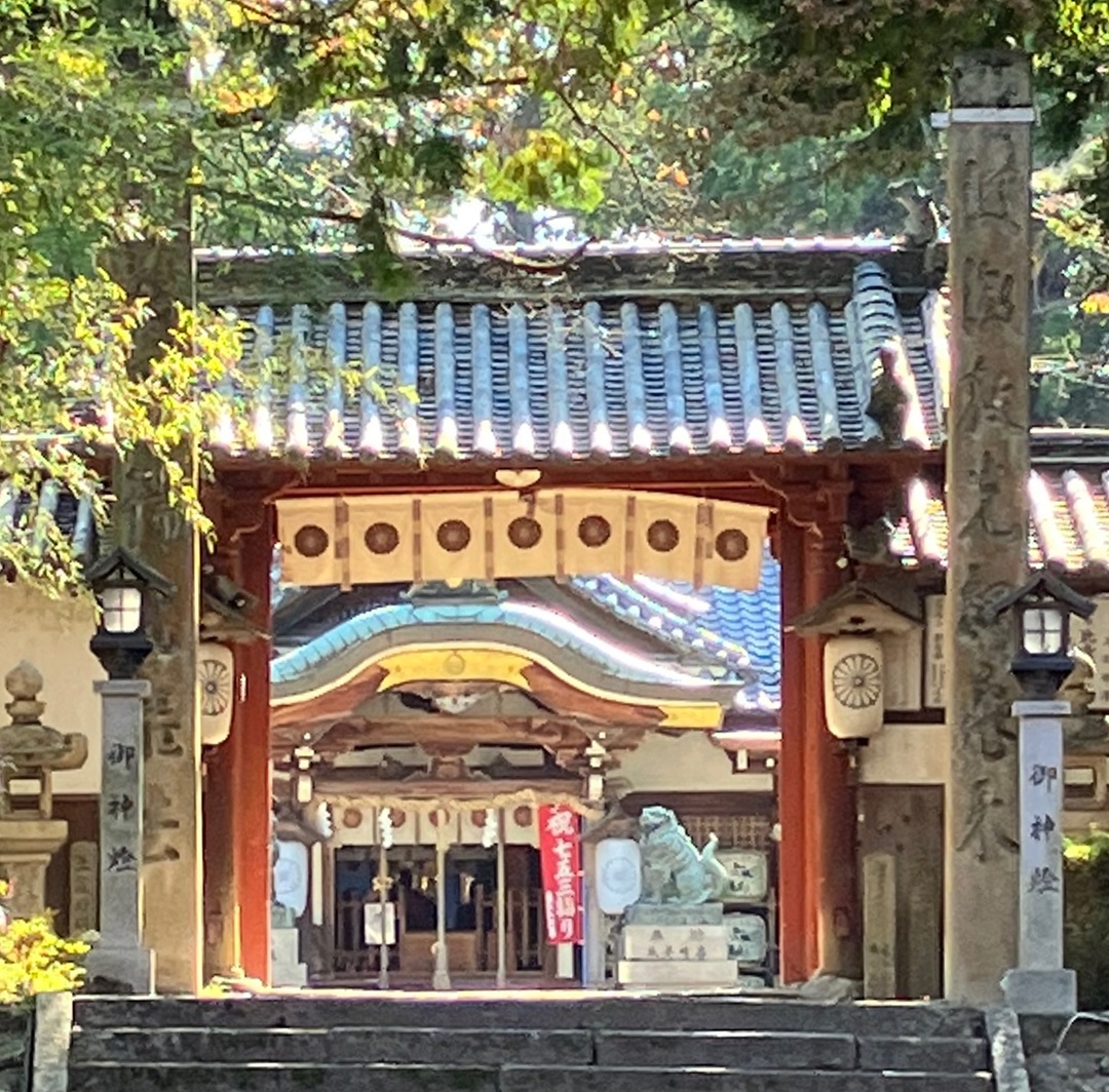 大阪　日根神社　正門