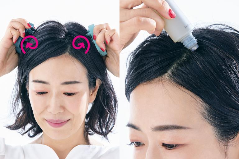 自然派系PR・新井ミホさん実践の髪育／ビオチンや鉄分をサプリで補給。シャンプーブラシの2個使いで時短マッサージも