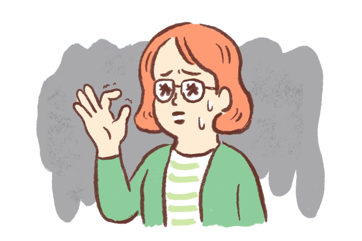 手根管症候群に悩む女性