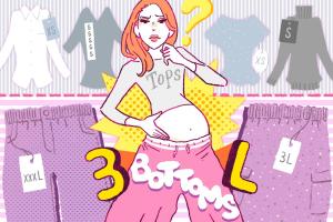 子宮筋腫で下腹が出てボトムが3Lサイズしか入らない