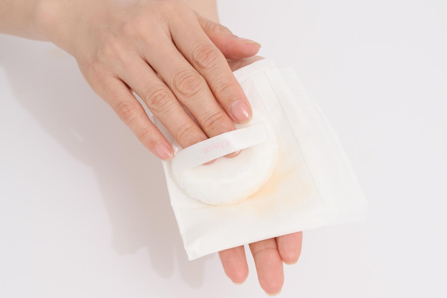 冷感パウダー　つけ方