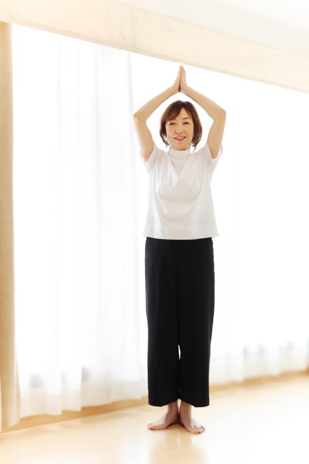 かかとを上げる前