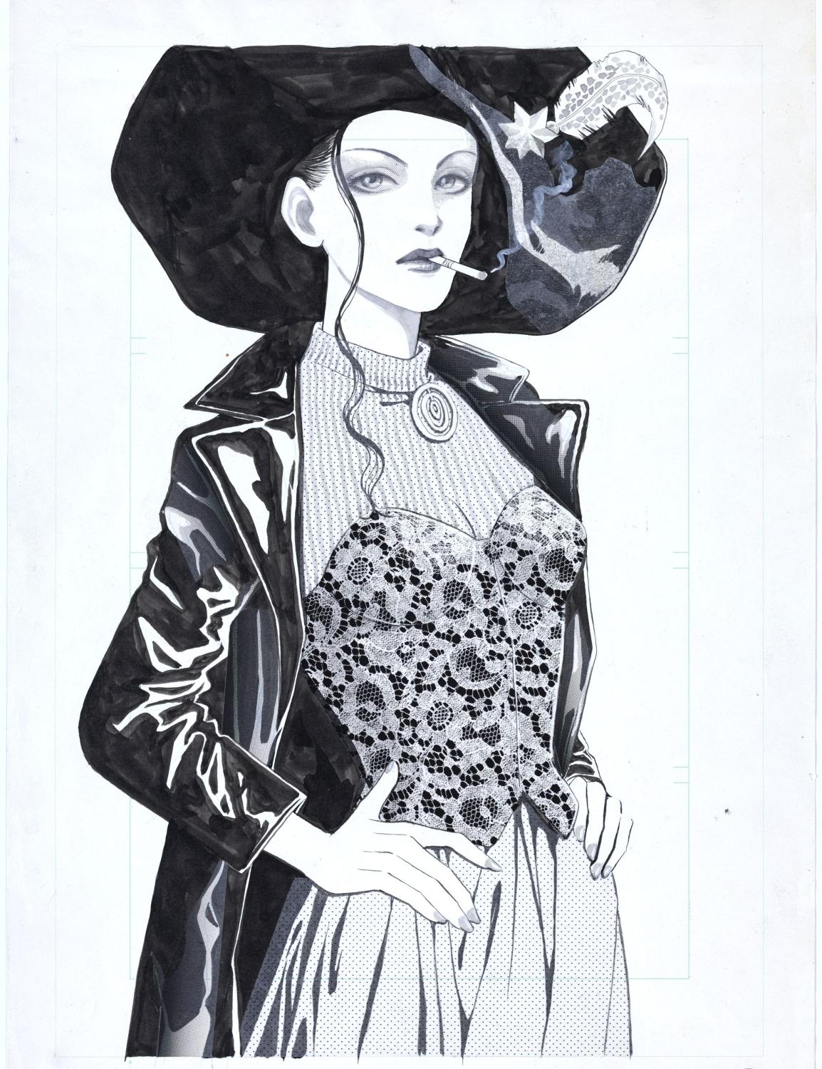 「愛煙家の憂鬱」ぶ～け1996年1月号扉