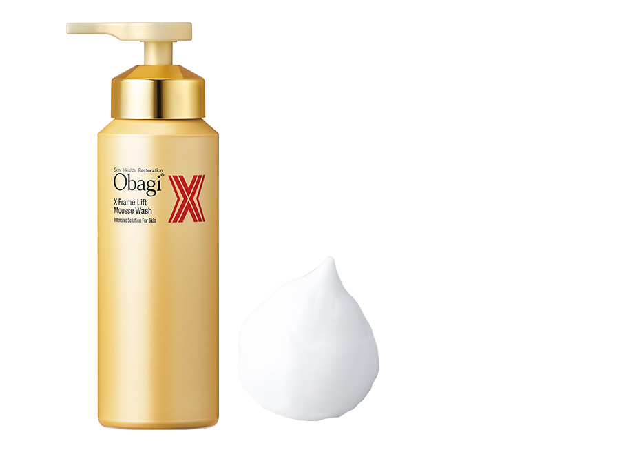オバジX フレームリフト ムースウオッシュ 150g ￥3,300／ロート製薬
